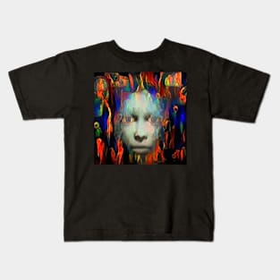 Ghost portrait Kids T-Shirt